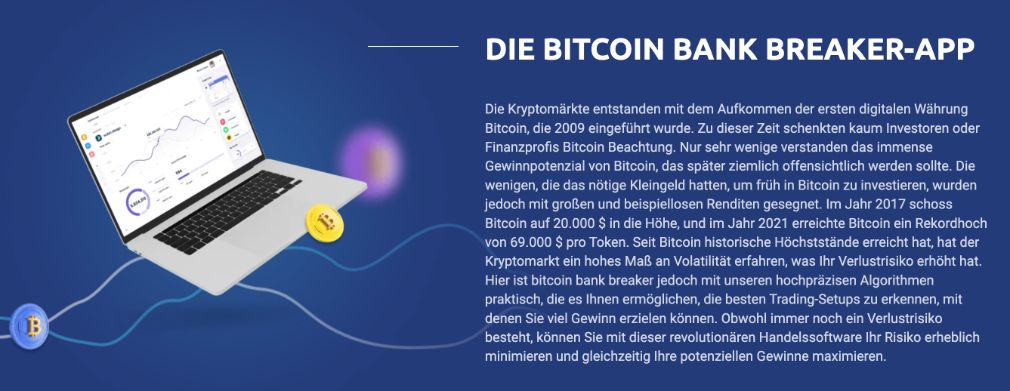 Die App von Bitcoin Bank Breaker