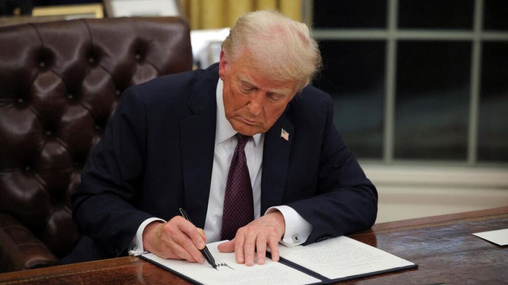 Trump has declared a state of energy emergency and canceled regulations on electric cars