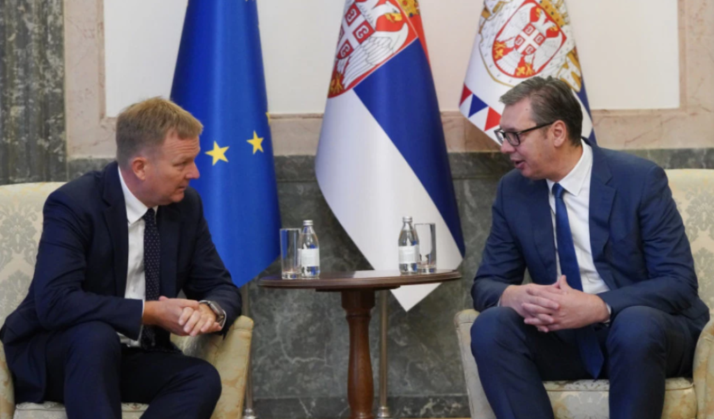 Kosovo-Serbia dialogue, President Vucic hosts Peter Sorensen in the meeting