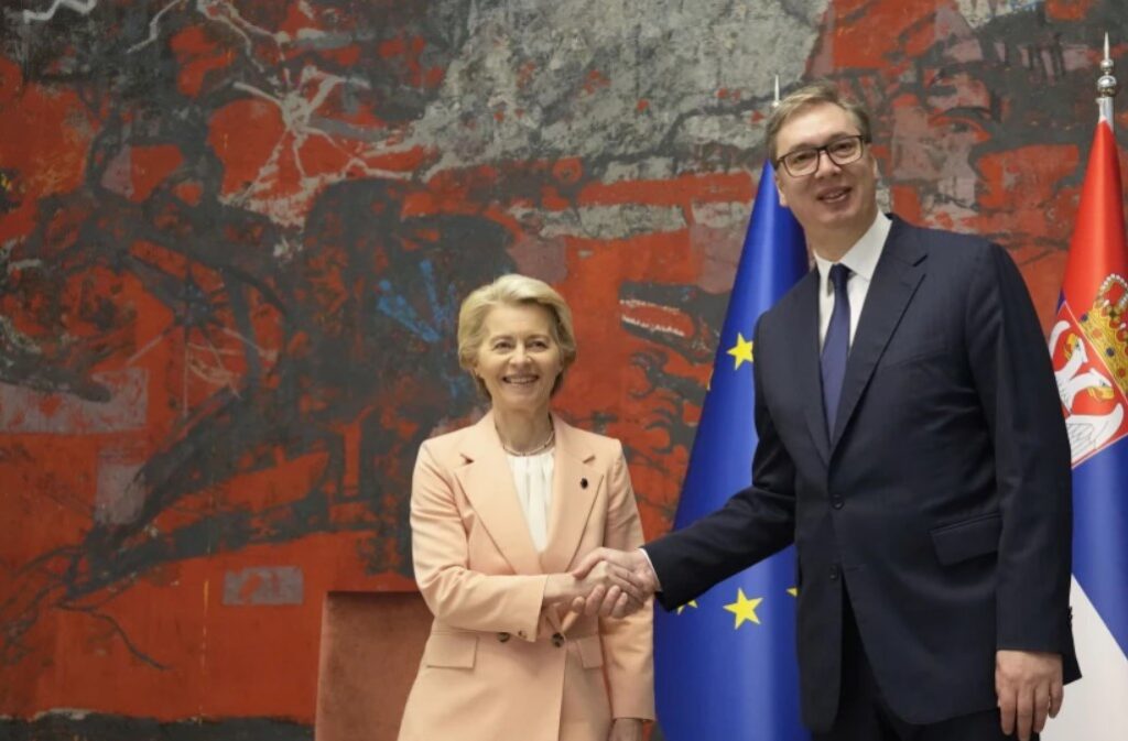 Von der Leyen meets Vučić: the EU demands concrete steps from Serbia towards membership