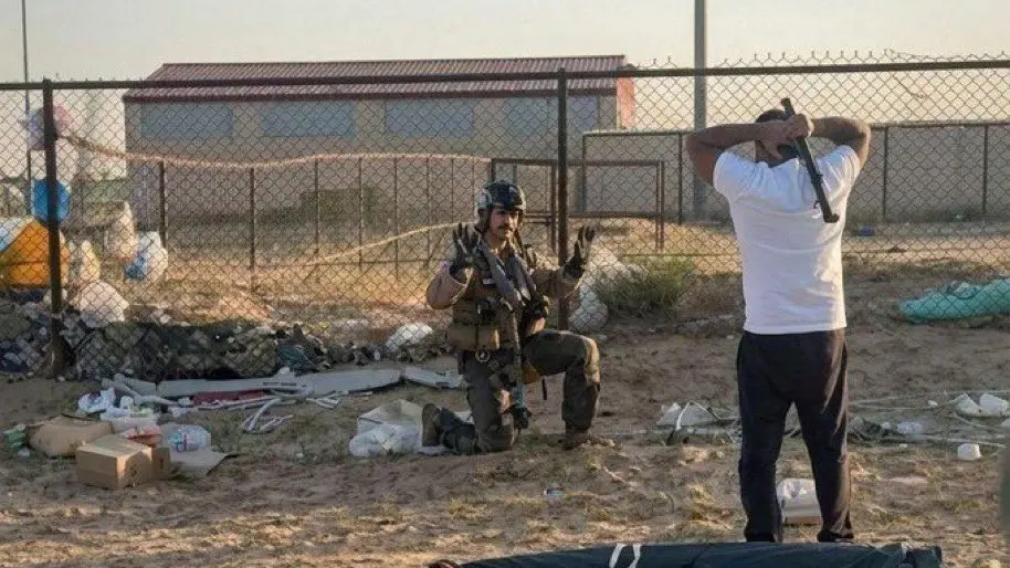 Back off, I'm American. The Kuwaiti went to the ejected pilot with a pipe in his hand