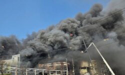 Fourteen dead after a fire at a South Korean auto parts factory