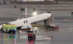 The impact threw the flight attendant out of the fuselage. They found her strapped to a seat under the rubble