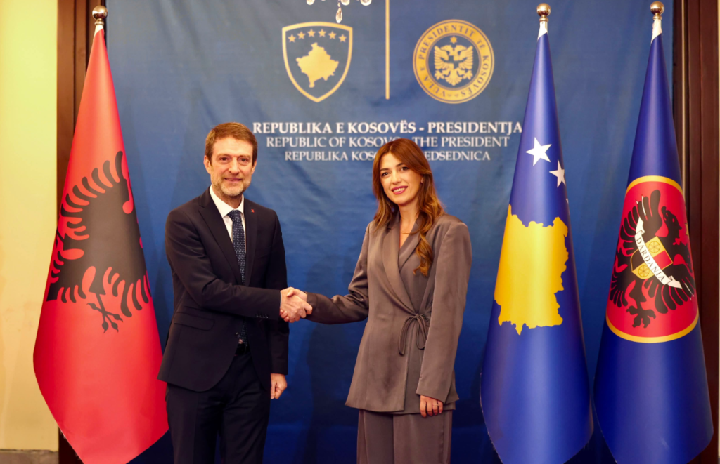 Hoxha meets the Speaker of the Parliament of Kosovo, Albulena Haxhiu: Relations between the two countries, stronger than ever before