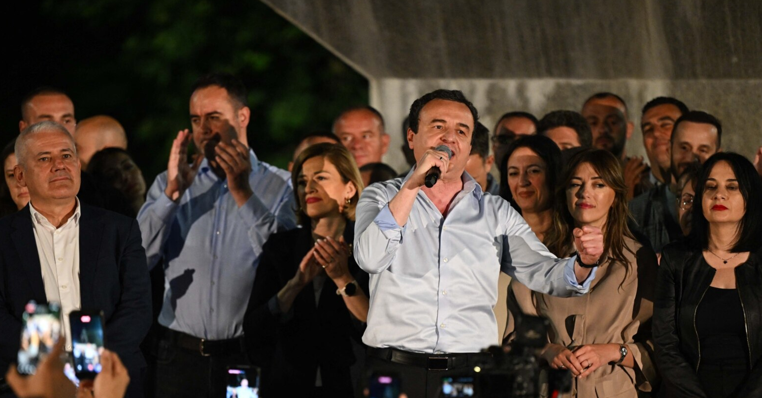 Kurti announces victory and expresses readiness for cooperation with other parties