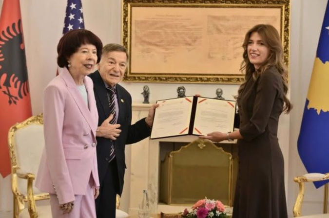 Kosovo grants citizenship to former American congressman Joe DioGuardi and his wife