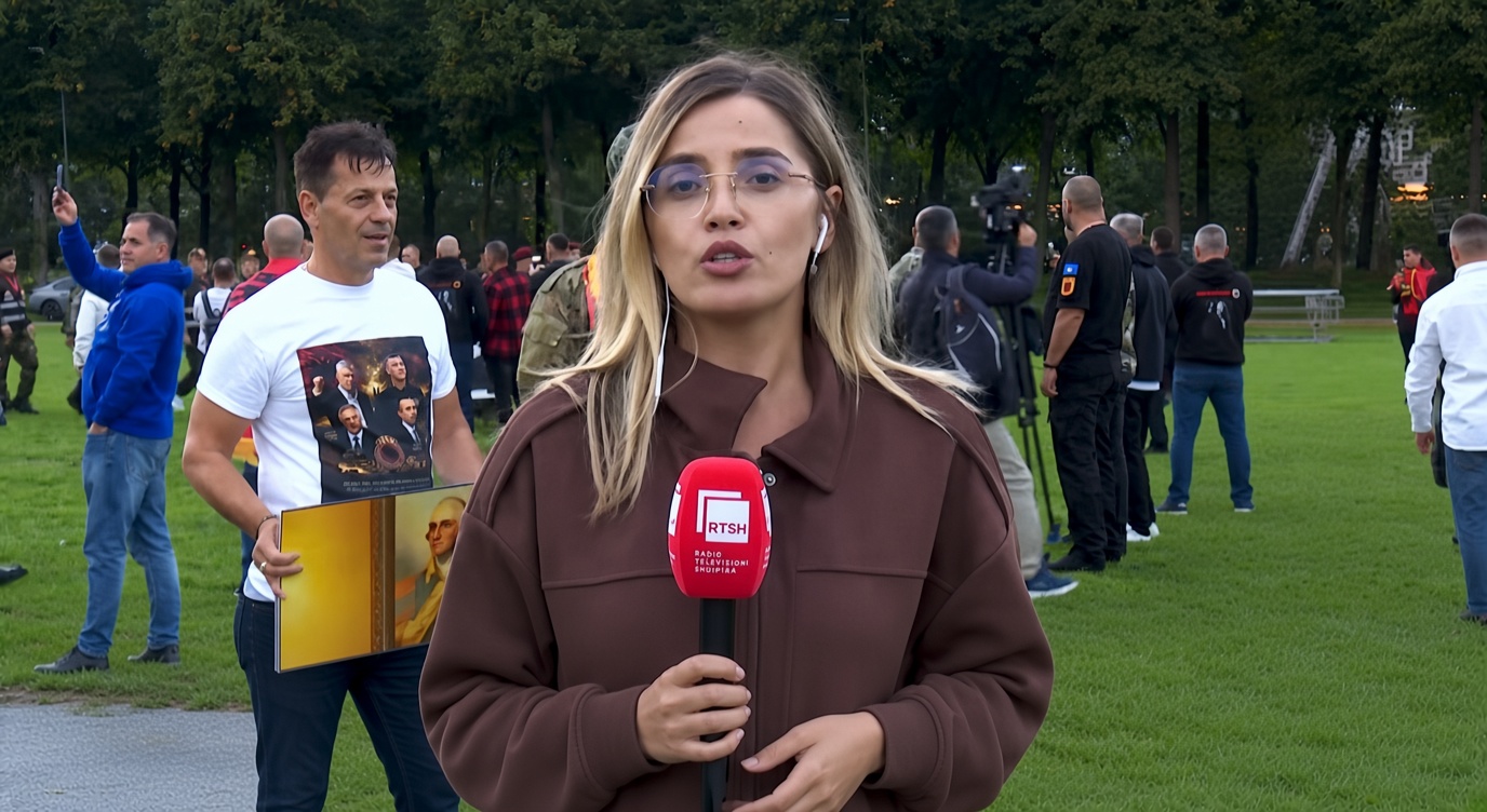 Awaiting the decision for the former leaders of the KLA, thousands of Albanians march in The Hague: We hope to return to Kosovo with them
