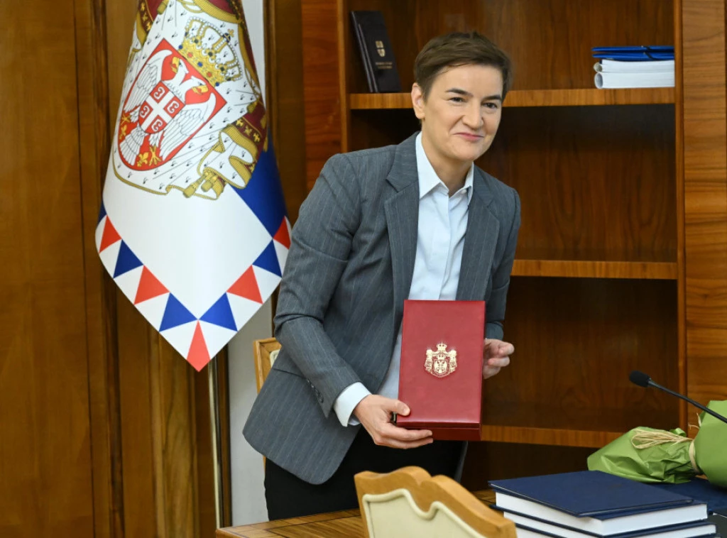 Brnabić temporarily assumes the office of President: Serbia will never have a president like Vučić
