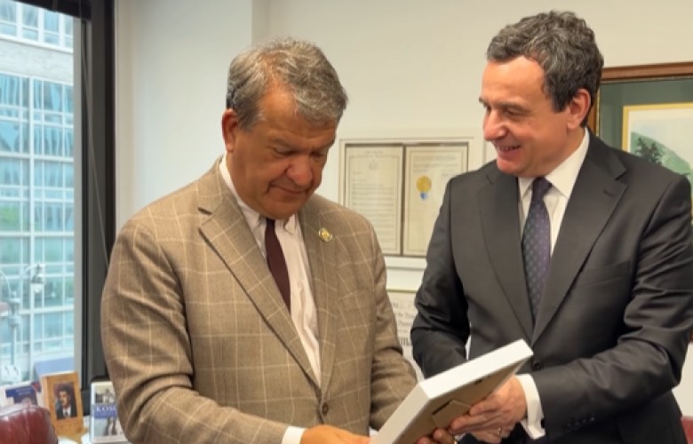 Kurti meets US Congressman, seeks permanent US base in Bondsteel