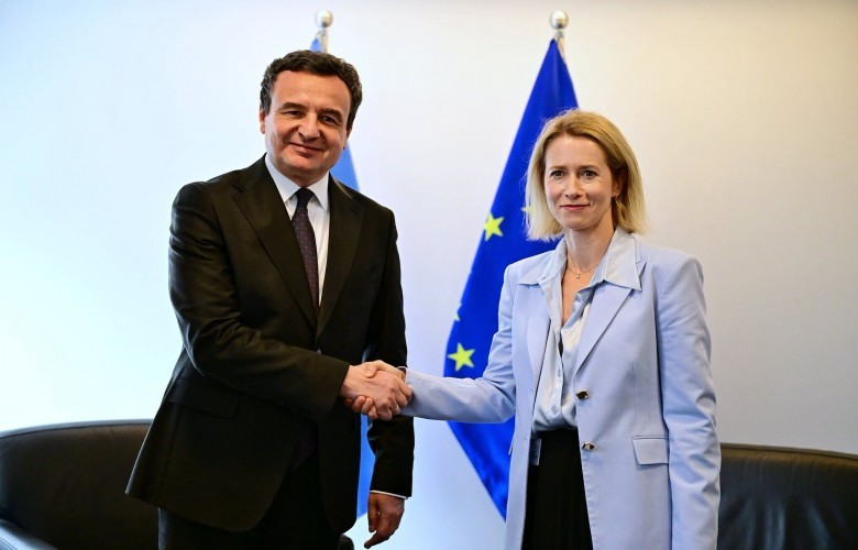 Kurti meets with Kaja Kallas: KLA was born as a response to ethnic cleansing from Serbia