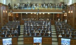 The session of the constitution of the Assembly, Albulena Haxhiu is elected Speaker of the Parliament of Kosovo
