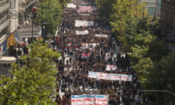 Thousands of students and teachers protest in Greece, against the cost of living and failures in education