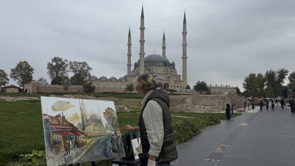 24 painters from the Balkans and Germany paint Selimiye in Edirne